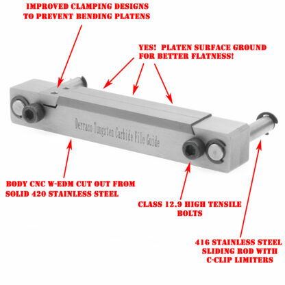 GEN 2 Derraco knife making tungsten file guide- make your bevels more even - Image 8